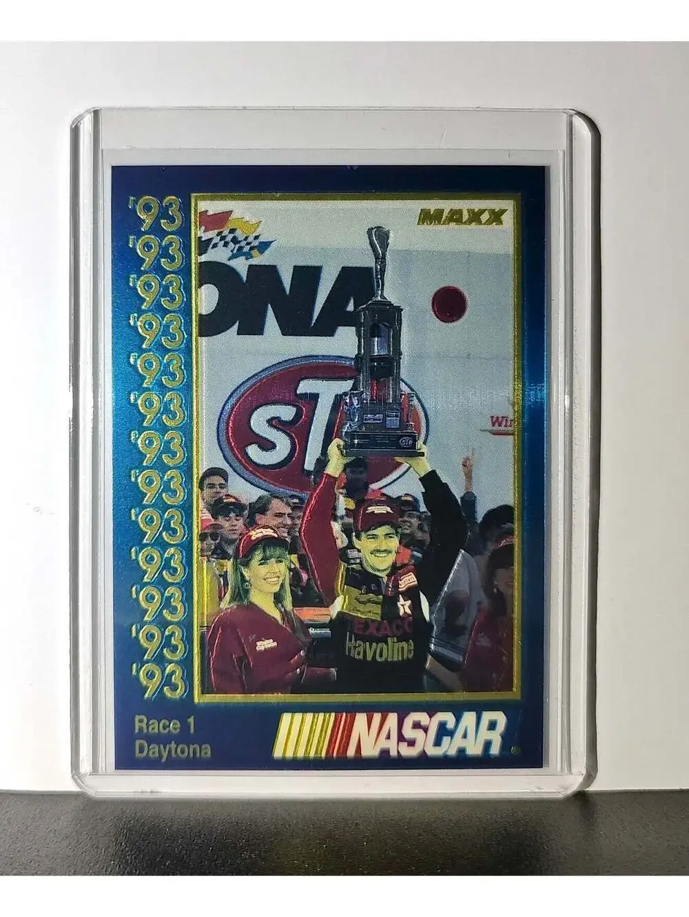 Race 1 Daytona YR 1993 Maxx Premier Plus Racing #179 NASCAR Card